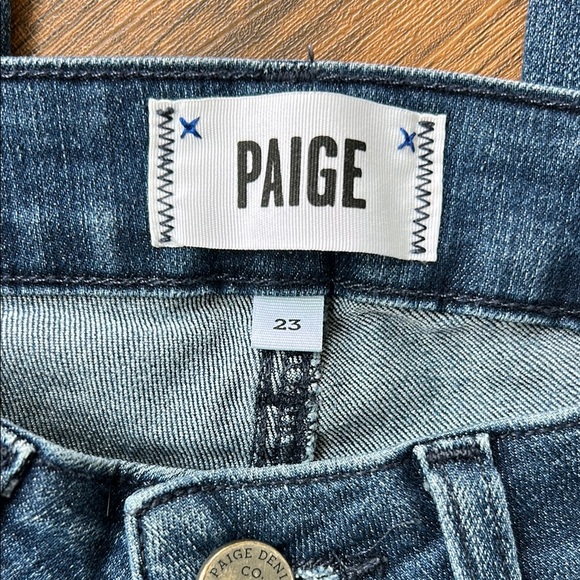 Paige Women's Verdugo Ankle Skinny Denim Jeans Size 23 - Picture 2 of 4